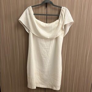 Elegant White Off-Shoulder Dress